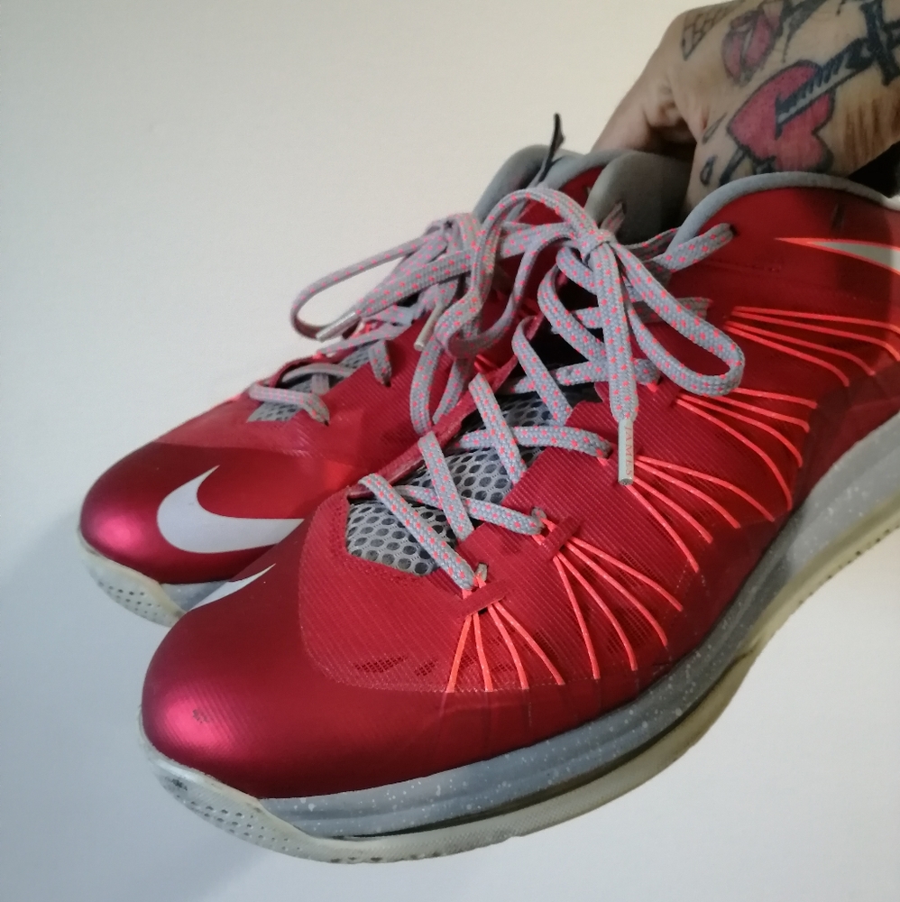 Nike LeBron 10 Ohio State Low Size 12